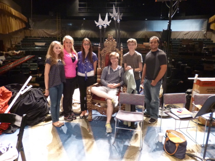 Some of the cast and creative team of the Maltz Jupiter Theatre's Hamlet
