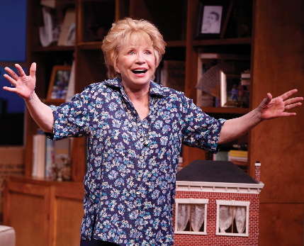 Debra Jo Rupp as the title sprite in Remembering Dr. Ruth at the Parker Playhouse / Photo by Carol Rosegg