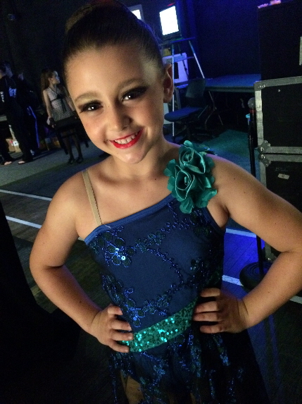 Issie Swickle at a dance competition