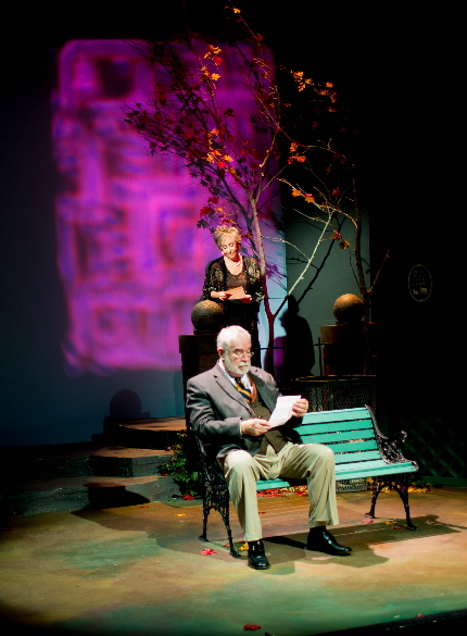 Phyllis Spear and Kent Larry Bramble in Broward Stage Door's The Last Romance / Photo by George Wentzler