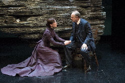 Moya O’Connell as Ellida Wangel and Ric Reid as Dr. Wangel in The Lady from the Sea / Photo by David Cooper 