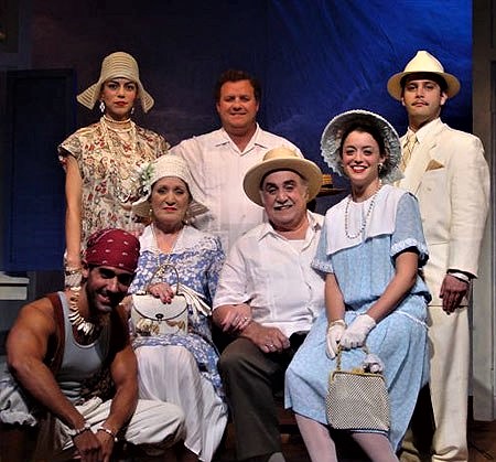 The original cast of the world premiere of Anna in the Tropics at New Theatre (Photo by XXXX)